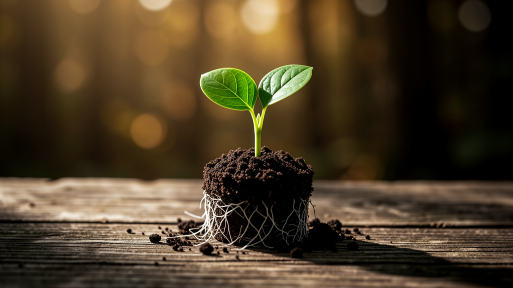 Phoenix Tree germinated seedling